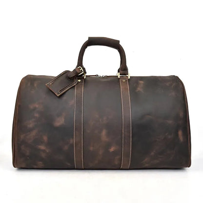 Heritage Voyager Leather Weekender Bag